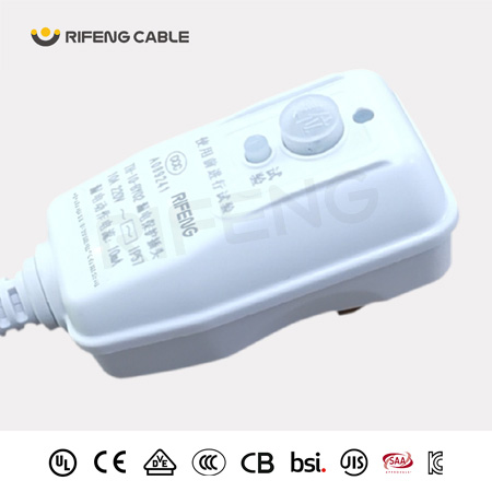 第三代2插(2P)不可拆線漏電保護(hù)插頭(防?型)